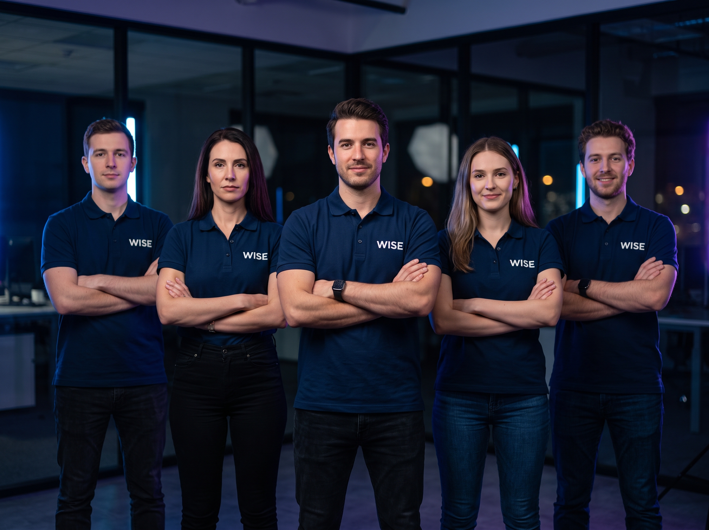 Equipe da Wise em escritório, especialistas em marketing para lojas de celulares